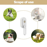 Electric Spray Handle Massage Brush, Hair Removal Brush Steam