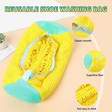 Shoe Washing Machine Bag with Microfiber Chenille Lining & Zipper
