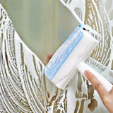 2-in-1 Glass Wiper & Brush - Double-Sided Cleaner for Mirrors, Tiles & Windows