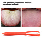 Plastic Tongue Cleaner For Kids & Adults | Tongue Scraper For Bad Breath, Maintain Oral Hygiene for Daily Use | for Fresh Breath & Bacteria Removal | Improved Taste Plastic With Handle Tongue Cleaner